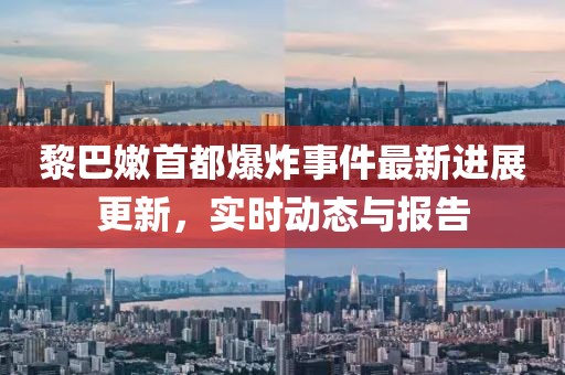 黎巴嫩首都爆炸事件最新進展更新，實時動態(tài)與報告