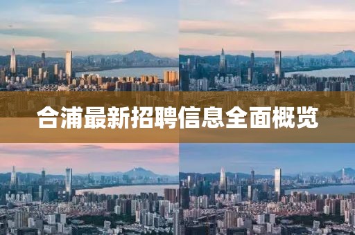 合浦最新招聘信息全面概覽