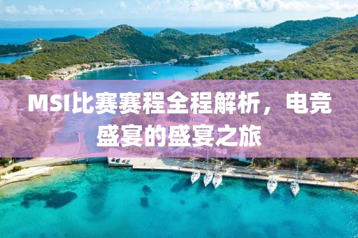 MSI比賽賽程全程解析，電競盛宴的盛宴之旅