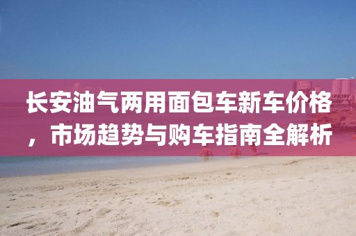 長安油氣兩用面包車新車價格，市場趨勢與購車指南全解析