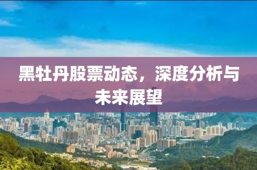 黑牡丹股票動態(tài)，深度分析與未來展望