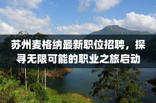 蘇州麥格納最新職位招聘，探尋無限可能的職業(yè)之旅啟動