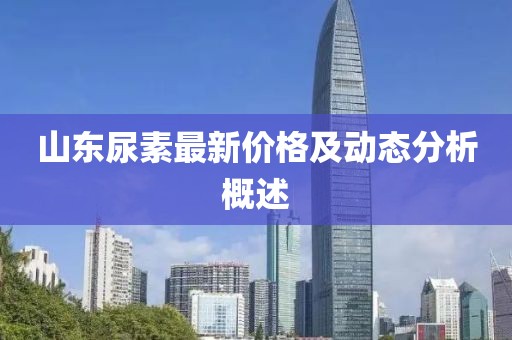 山東尿素最新價格及動態(tài)分析概述