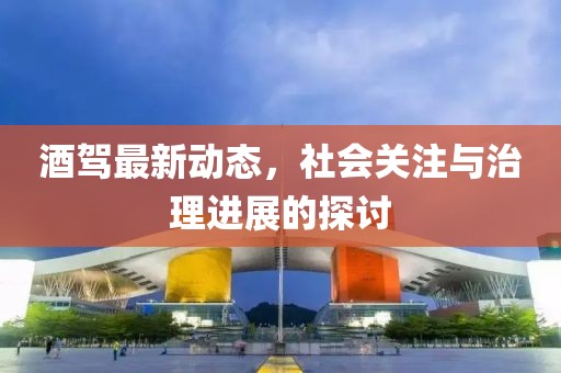 酒駕最新動(dòng)態(tài)，社會(huì)關(guān)注與治理進(jìn)展的探討