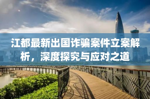 江都最新出國詐騙案件立案解析，深度探究與應(yīng)對之道