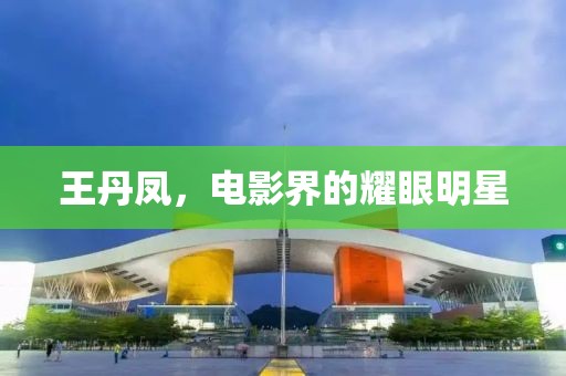 王丹鳳，電影界的耀眼明星