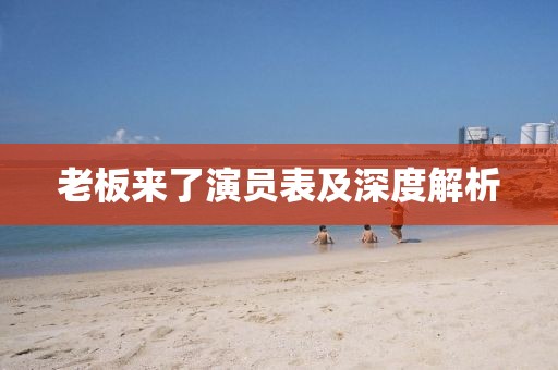 老板來了演員表及深度解析