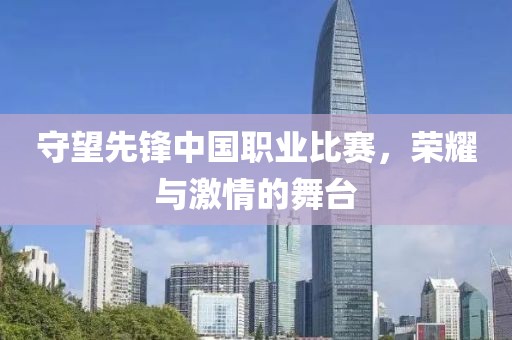 守望先鋒中國職業(yè)比賽，榮耀與激情的舞臺