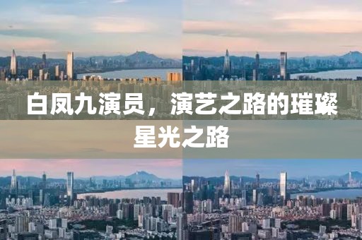 白鳳九演員，演藝之路的璀璨星光之路