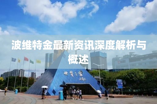 波維特金最新資訊深度解析與概述