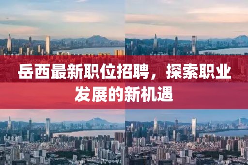 岳西最新職位招聘，探索職業(yè)發(fā)展的新機遇