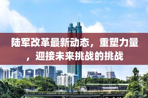 陸軍改革最新動(dòng)態(tài)，重塑力量，迎接未來(lái)挑戰(zhàn)的挑戰(zhàn)