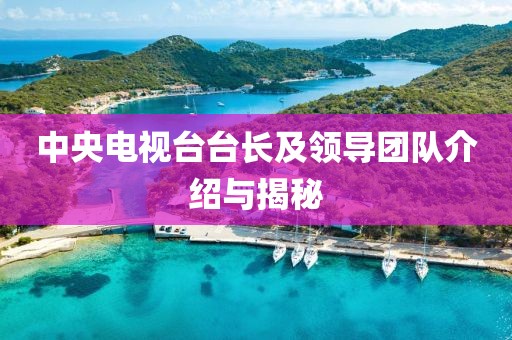 中央電視臺臺長及領(lǐng)導(dǎo)團(tuán)隊(duì)介紹與揭秘