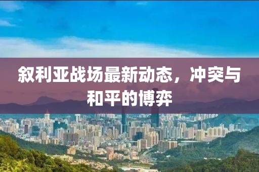 敘利亞戰(zhàn)場(chǎng)最新動(dòng)態(tài)，沖突與和平的博弈